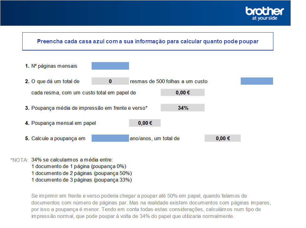 Passos para imprimir em frente e verso com impressoras Brother