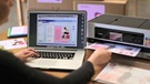 Laptop e impressora Brother