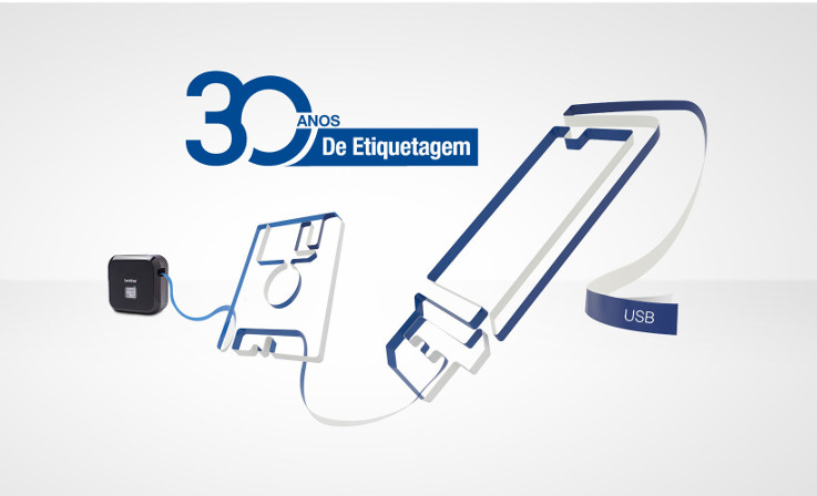 30 anos de etiquetagem Brother